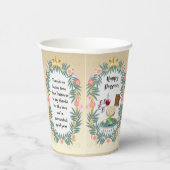 Pesach Seder Kosher sechs verschiedene Pessach-Leb Pappbecher (Rechts)