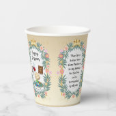 Pesach Seder Kosher sechs verschiedene Pessach-Leb Pappbecher (Vorderseite)