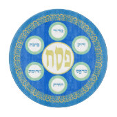 Pesach Seder Kosher sechs verschiedene Pessach-Leb Schneidebrett (Vorderseite)