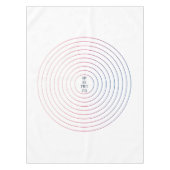 Pesach Sever nächstes Jahr in Jerusalem Tischdecke (Vorderseite)