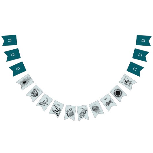 Pesachpest für Seder Wimpelkette (Alle)