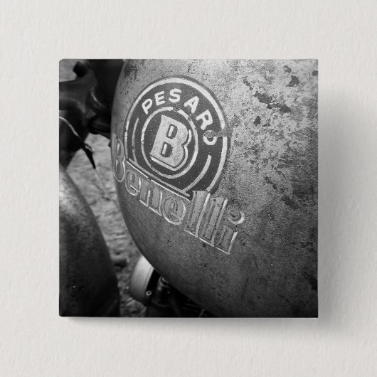 Pesaro Benelli Vintages Motorrad Button (Vorderseite)