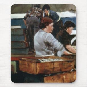 Pescaderas (Apunte)/Fischhändler (Skizze) Mousepad