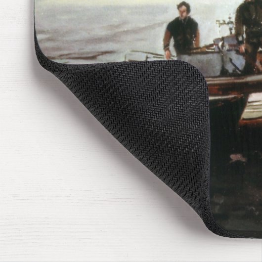 Pescando/Fischerei Mousepad (Ecke)