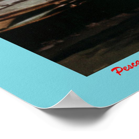 Pescando/Fischerei Poster (Ecke)