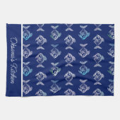 Pescatarian Pattern Geschirrtuch (Horizontal)