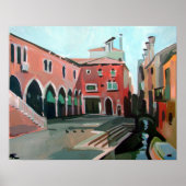 Pescheria di Rialto Malerei Poster (Vorne)