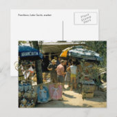 Peschiera, Gardasee, Markt Postkarte (Vorne/Hinten)