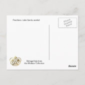 Peschiera, Gardasee, Markt Postkarte (Rückseite)