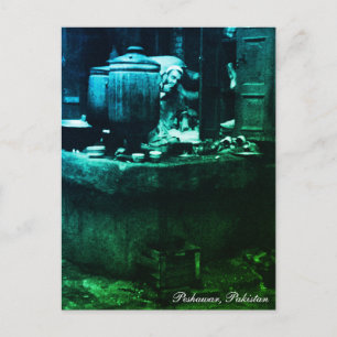 Peshawar, Tea Maker, Reisen, Pakistan Postkarte