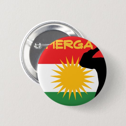 Peshmerga Button (Vorne & Hinten)