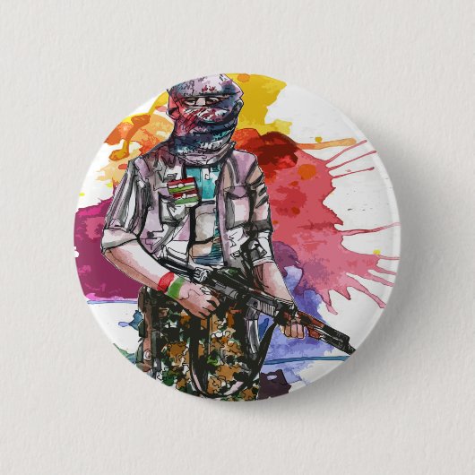 Peshmerga Freiheit Warrior.png Button (Vorderseite)