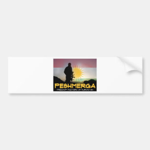 Peshmerga - FREIHEITS-KÄMPFER VON KURDISTAN Autoaufkleber