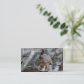 Pesky-Eichhörnchen Visitenkarte (Stehend Vorderseite)