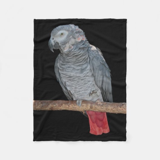 Pesky Parrot Fleece Blanket (Vorderseite)