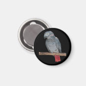 Pesky Parrot Magnet (Vorderseite/Rückseite)