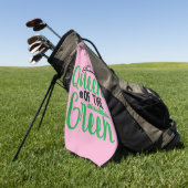 Pesonalisierte Königin der Grünen Golfhandtuch (Gras)