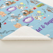 Pesonalisierte Schäferblase für Ihr Kind Sherpadecke (3/4)