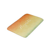 Pesonalized Geometric Bath Mat Badematte (Schrägansicht)