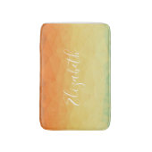 Pesonalized Geometric Bath Mat Badematte (Vorderseite Vertikal)