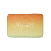 Pesonalized Geometric Bath Mat Badematte (Vorderseite)