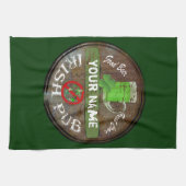 Pesonalized irisches Kneipenzeichen Geschirrtuch (Horizontal)