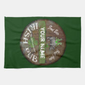 Pesonalized irisches Kneipenzeichen Küchentuch (Horizontal)