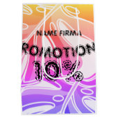 Pesonalized name PROMOTIONS Mittlere Geschenktüte (Rückseite)