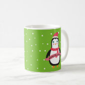Pesonalized Niedlich Small Christmas Penquin Kaffeetasse (VorderseiteRechts)
