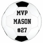 Pesonalized Soccer Ball Player Name MVP (Vorderseite)