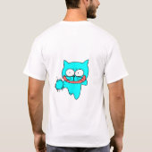 Pesoo Crazy Art Cat T-Shirt (Rückseite)