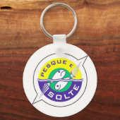 Pesque e Solte Schlüsselanhänger (Vorderseite)