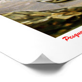 Pesquero en Muxía Poster (Ecke)