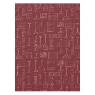 Pessach "52" x 70" Tabletecloth "Wine & Matzah" Tischdecke