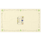 Pessach 60/104" Tischdecke Pessach Chag Sameach (Vorderseite (Horizontal))
