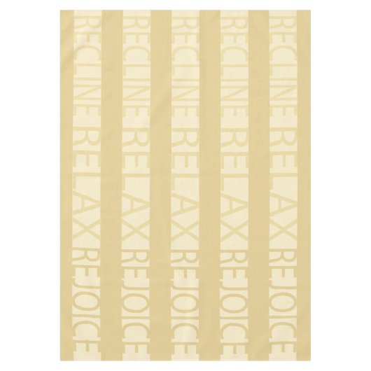 Pessach 60/84" Tabletecloth "Pessach R & R Tan" Tischdecke (Vorderseite)