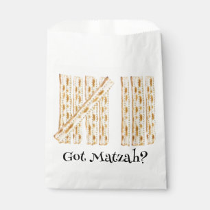 Pessach 8 Tage Got Matzah? Goodie Favor Bag Geschenktütchen