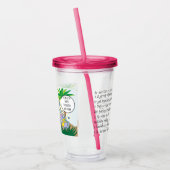 Pessach Acrylic Tumbler 16 oz Dinosaurier Seder Acryltrinkbecher (Links)