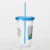 Pessach Acrylic Tumbler 16 oz Funny Seder Toon Acryltrinkbecher (Rechts)