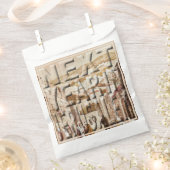 Pessach "Afikomen Time" Jerusalem Gefälligkeitstas Geschenktütchen (Ausgeschnitten)