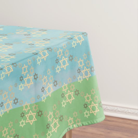 Pessach Blau und Grüner Stern von David Tischdecke (Beispiel)