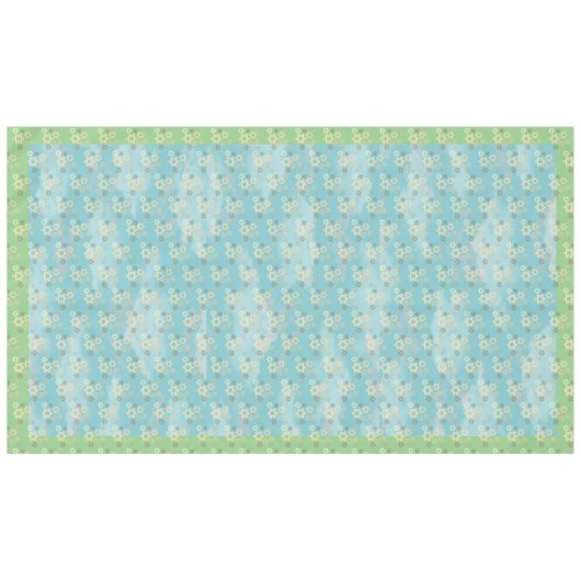 Pessach Blau und Grüner Stern von David Tischdecke (Vorderseite (Horizontal))