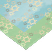 Pessach Blau und Grüner Stern von David Tischdecke (Schrägansicht)