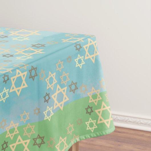 Pessach Blau und Grüner Stern von David Tischdecke (Beispiel)