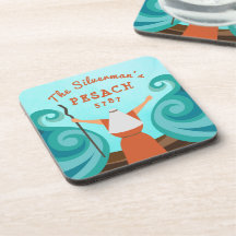 Pessach Blue Aquamarin Brown Custom Familienname Y