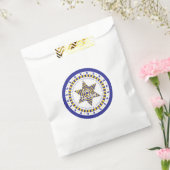 Pessach "Blue Gold Star" Goodie Favor Bag Geschenktütchen (Versiegelt)