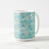 Pessach Blue Sky Star von David Kaffeetasse (VorderseiteRechts)