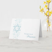 Pessach, Blumen, Stern von David Karte (Gelbe Blume)