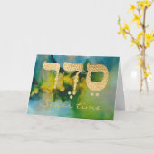 Pessach-Blumenzauber-Zeitkarte Karte (Gelbe Blume)