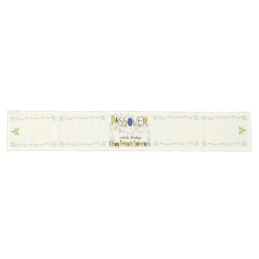 Pessach Chag Sameach groß Großer Tischläufer (Horizontal)